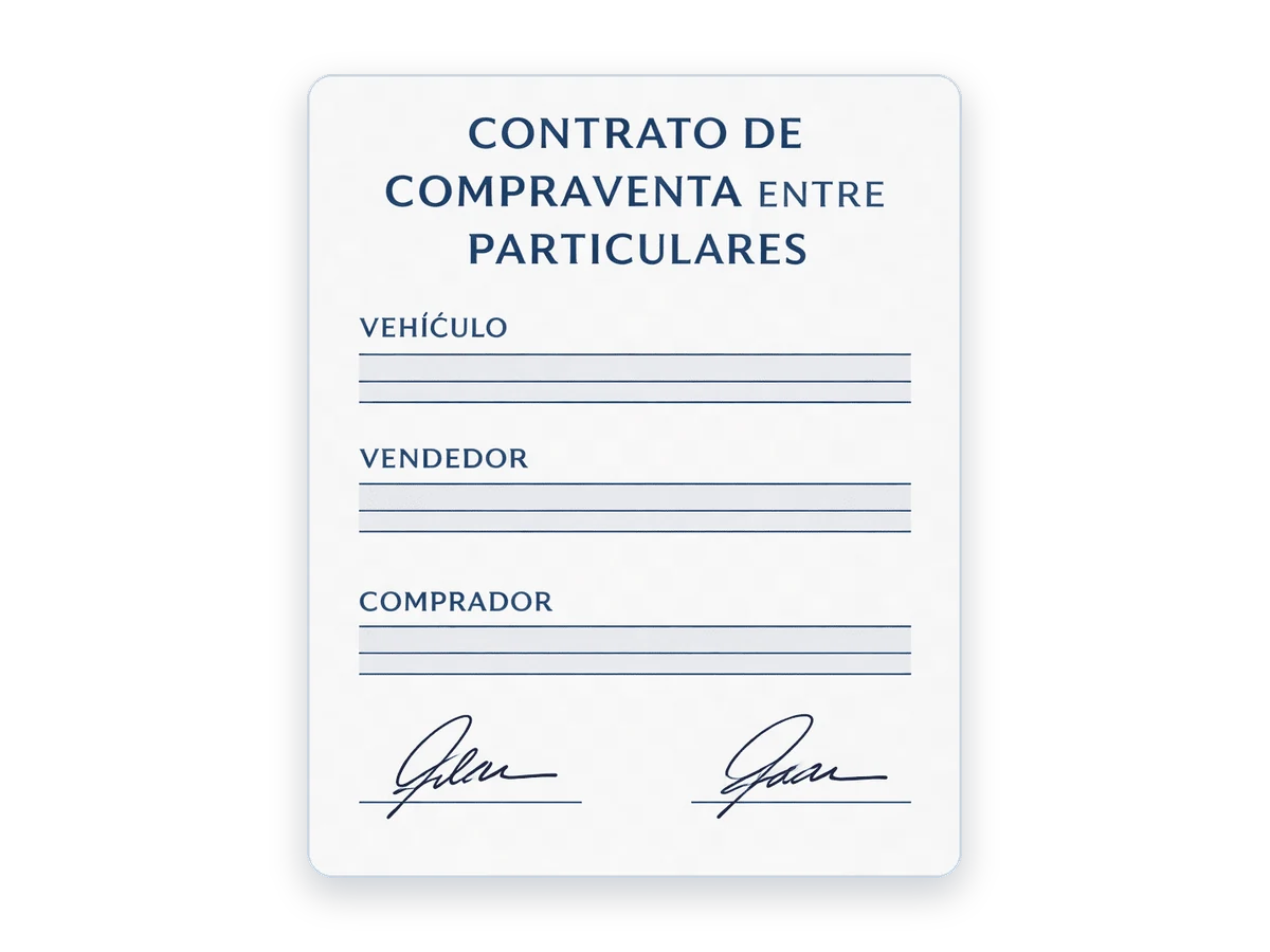 Contrato de compraventa de vehículo