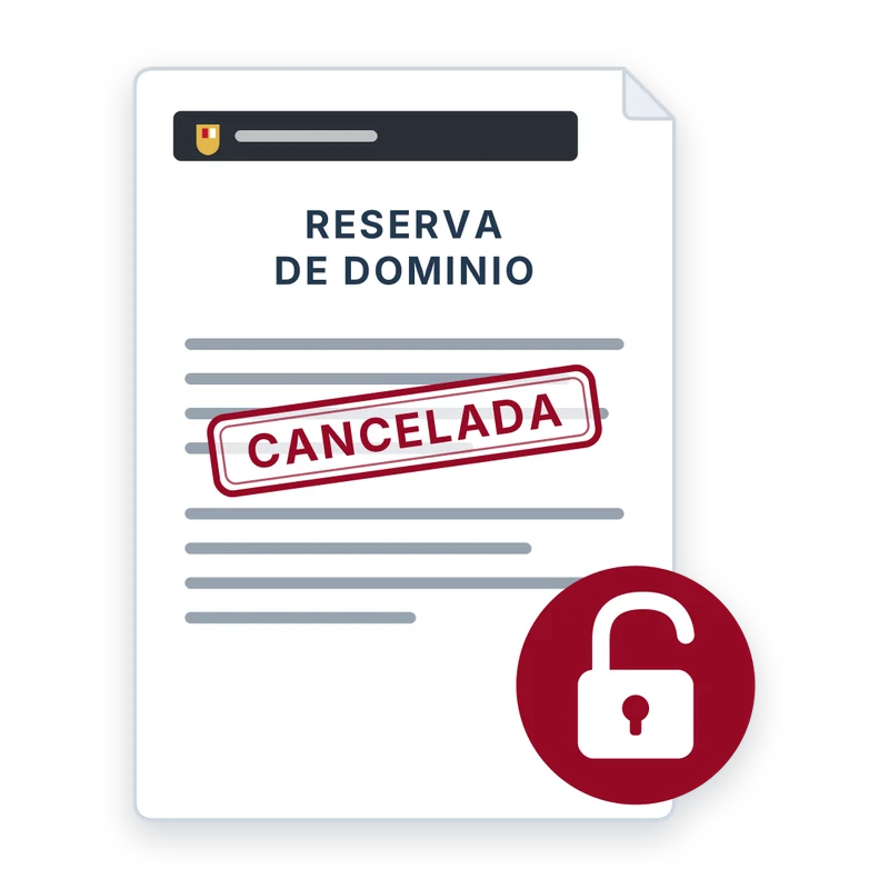 Levantamiento de reserva de dominio en Alcalá de Guadaíra
