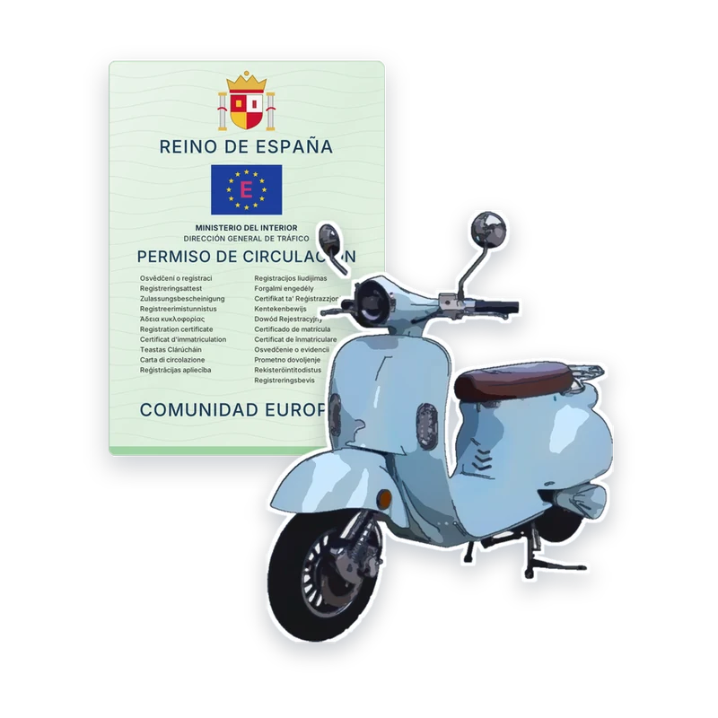 Transferencia de ciclomotor en Alcalá de Guadaíra